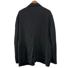 画像をギャラリービューアに読み込む, COMME des GARCONS SHIRT コムデギャルソンシャツ 25SS オーバーサイズポリエステル縮絨テーラードジャケット FO-J504 S ブラック 15298
