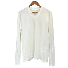 画像をギャラリービューアに読み込む, Maison Martin Margiela メゾンマルタンマルジェラ Miss Deanna ディアナ期 初期 Vネックロングスリーブカットソー S ホワイト 15131
