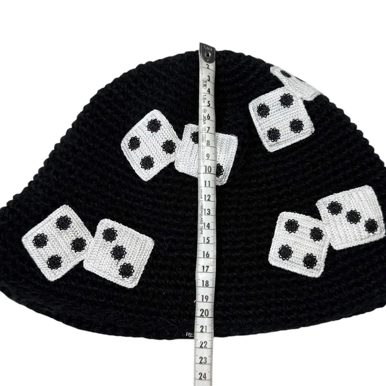 STUSSY ステューシー 24SS Dice Knit Bucket Hat ダイスデザインニット 