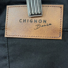 이미지를 갤러리 뷰어에 로드 , CHIGNON シニヨン ストレッチコットンフレアパンツ 3221-003NS 38 ブラック 14340
