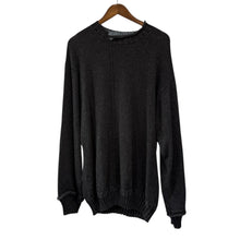 Load image into Gallery viewer, Yohji Yamamoto POUR HOMME ヨウジヤマモトプールオム 24AW SAMPLE 10G PLATING PLAIN STITCH SWITCHING PO オーバーサイズニット HO-K29-984 14426
