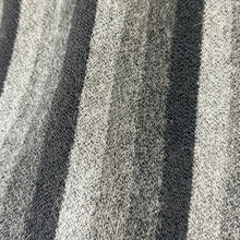 Load image into Gallery viewer, FANNI LEMMERMAYER for ANATOMICA ファニレママイヤー アナトミカ 2PLY STRIPE CARDIGAN アルパカグラデーションストライプカーディガン ブラック×グレー 15649
