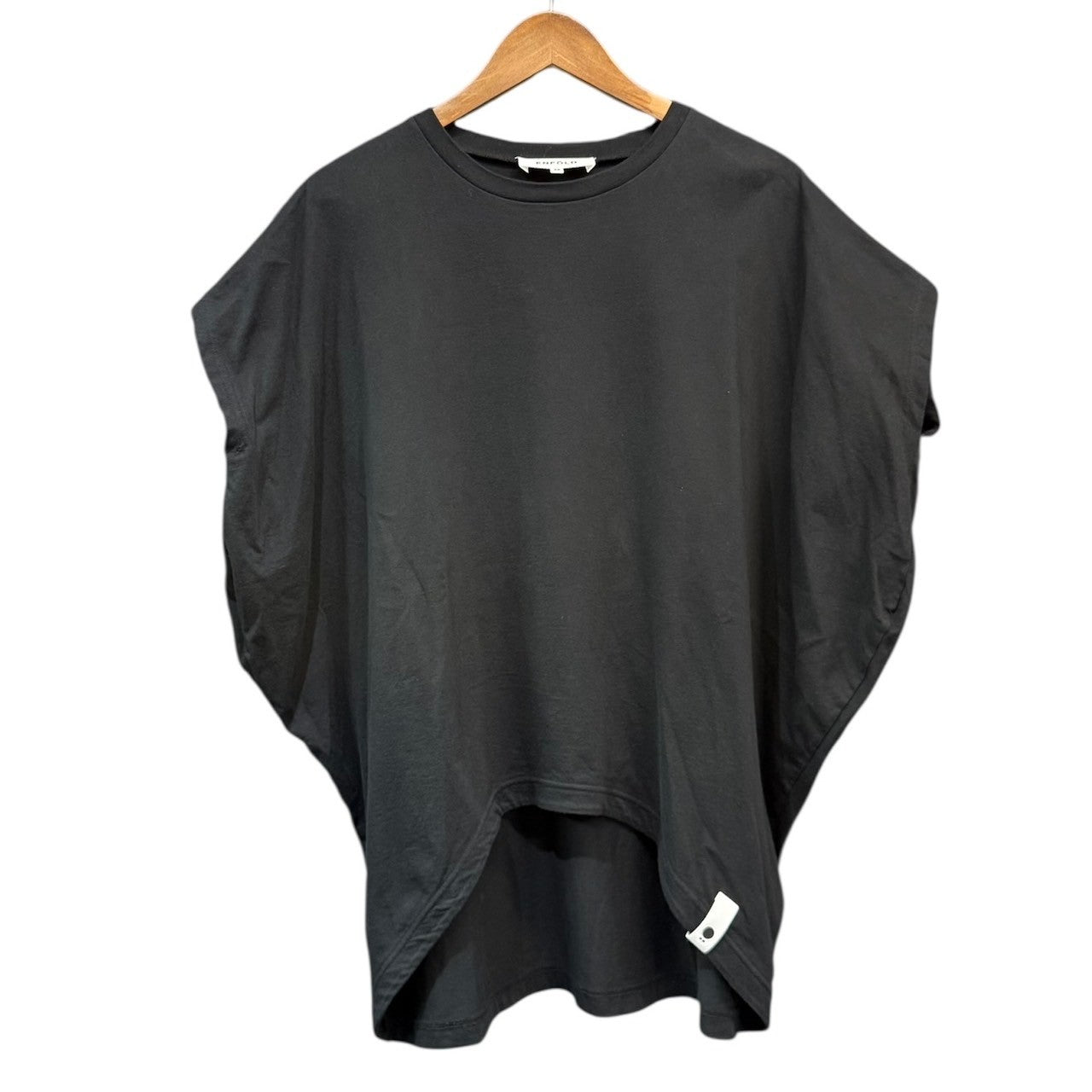 ENFOLD◆22AW/HEXAGON T-SHIRT/半袖カットソー/ソフト天竺/38/WHT/300FA680-2280 ENFOLD◇22AW/HEXAGON T-SHIRT/半袖カットソー/ソフト天竺/38