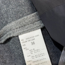 Load image into Gallery viewer, ENFOLD エンフォルド 19AW ライナー付きウールナイロンコート 300CA330-3080 36 グレー R14606
