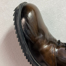Load image into Gallery viewer, Maison Margiela メゾンマルジェラ Numbers Embossed Lace Up Derby レザーシューズ 43 ブラウン 15693
