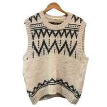 이미지를 갤러리 뷰어에 로드 , the new society ザニューソサイエティ フェアアイルモチーフニットベスト L ミックス 15207
