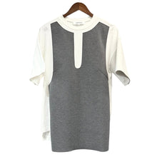 Load image into Gallery viewer, ENFOLD エンフォルド 21AW クラシック天竺カッティングTシャツ 300EA280-2160 38 ホワイト 14563
