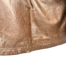 Load image into Gallery viewer, Maison Martin Margiela メゾンマルタンマルジェラ 10AW REPLICA aviators jacket レプリカ アビエーターレザージャケット S30AM0150 46 ブラウン 15351
