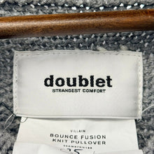 画像をギャラリービューアに読み込む, doublet ダブレット 25AW BOUNCE FUSION KNIT PULLOVER Vネックニット 25AW67KN196 M グレー 15513
