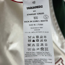 Load image into Gallery viewer, Dsquared2 ディースクエアード SAMPLE 24SS Bowling Satin Bomber サテンスポーツジャケット 48 オフホワイト S74AM1457 14740
