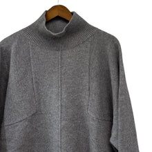 이미지를 갤러리 뷰어에 로드 , ENFOLD エンフォルド 22AW WIDE-BOX PULLOVER ワイドボックスニットセーター 300FA270-2680 38 グレー R14652
