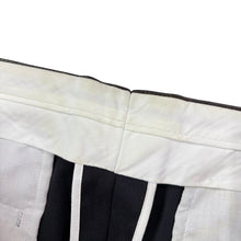 画像をギャラリービューアに読み込む, A.PRESSE アプレッセ 24SS Covert Cloth Trousers レザーパイピングスラックスパンツ 24SAP-04-18H 3 ブラック 15041
