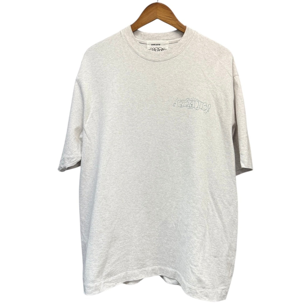 everyone エブリワン 23SS J.30000 グラフィティデザインTシャツ EV-CS06 L グレー 15068