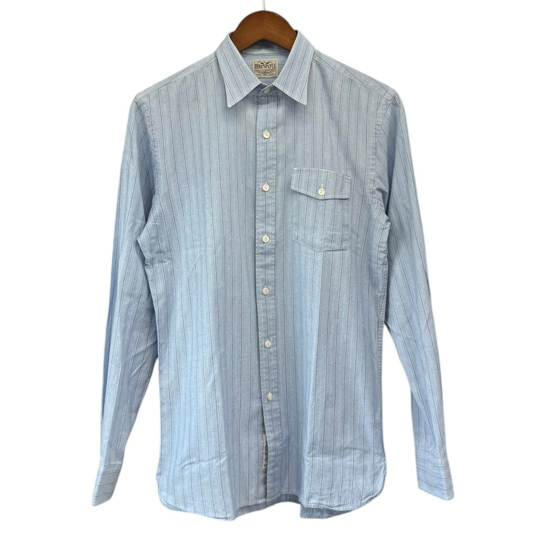 RRL ダブルアールエル ストライプドレスシャツ ブルー 15392 RRL ダブルアールエル ストライプドレスシャツ ブルー 15392 – BETTER