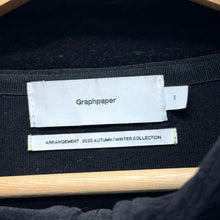 画像をギャラリービューアに読み込む, Graphpaper グラフペーパー 25AW Compact Velour Track Jacket GM253-70404 ベロアトラックジャケット 1 ブラック 15241
