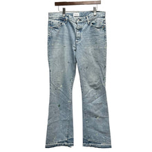 将图片加载到图库查看器，TANAKA×WISM タナカ ウィズム 23SS BOOT JEAN TROUSERS ペンキ加工ブーツカットデニムパンツ フレアパンツ ST-107
