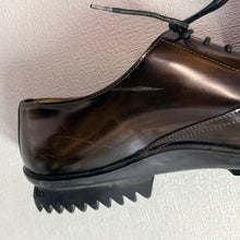 Load image into Gallery viewer, Maison Margiela メゾンマルジェラ Numbers Embossed Lace Up Derby レザーシューズ 43 ブラウン 15693
