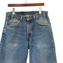 画像をギャラリービューアに読み込む, Levi&#39;s リーバイス 90&#39;s MADE IN USA 550 RELAXED FIT テーパードデニムパンツ 33 インディゴ 14762
