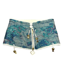 画像をギャラリービューアに読み込む, ha za ma ハザマ 無知へと達するレーススヌード F ターコイズ 14844
