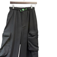 이미지를 갤러리 뷰어에 로드 , nagonstans ナゴンスタンス pocket wide pants ポケットワイドパンツ 470HA831-1620 M ブラック R14641
