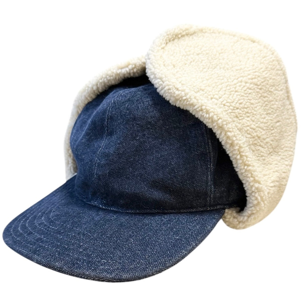 STELLA McCARTNEY ステラ マッカートニー フライトデニムキャップ イヤーフラップボアキャップ 14156