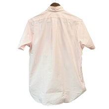 Lade das Bild in den Galerie-Viewer, INDIVIDUALIZED SHIRTS インディビジュアライズドシャツ コットンストライプボタンダウン半袖シャツ 14 1/2 ピンク 15487
