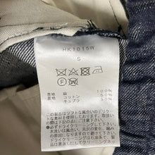 画像をギャラリービューアに読み込む, Hakuro ハクロ LINE リネンイージーストレートパンツ HK1015W S インディゴ 3520
