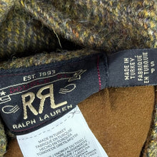 画像をギャラリービューアに読み込む, RRL ダブルアールエル Harris Tweed ハリスツイード中綿リバーシブルベスト S ブラウン×カーキ 15103
