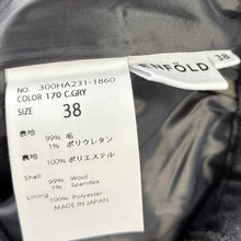 画像をギャラリービューアに読み込む, ENFOLD エンフォルド 24AW RELAX WIDE PANTS ウールリラックスワイドパンツ 300HA231-1860 14582

