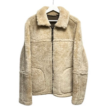画像をギャラリービューアに読み込む, vince. ヴィンス リバーシブルムートンジャケット M ブラウン×ベージュ 89
