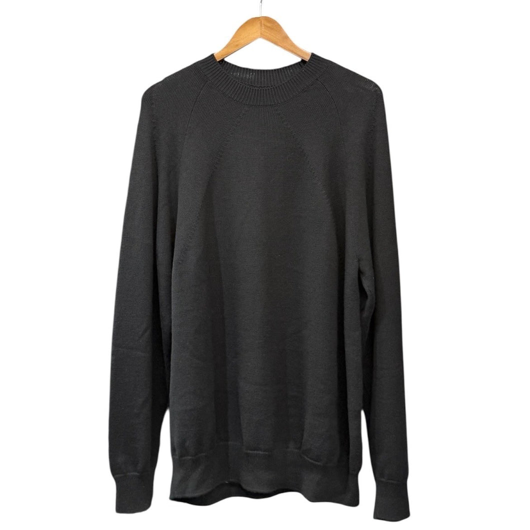 BATONER バトナー 23AW SIGNATURE AGING WOOL CREW NECK ウールニットセーター BN-23FM-043 3 ブラック 14859