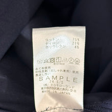画像をギャラリービューアに読み込む, DES PRES デプレ 24SS SAMPLE コットントップパフワンピース 36 ネイビー 15730

