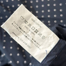将图片加载到图库查看器，everyone エブリワン dot button-down long sleeve shirt ボタンダウンドット柄シャツ EV22-SH01 L ネイビー 15075
