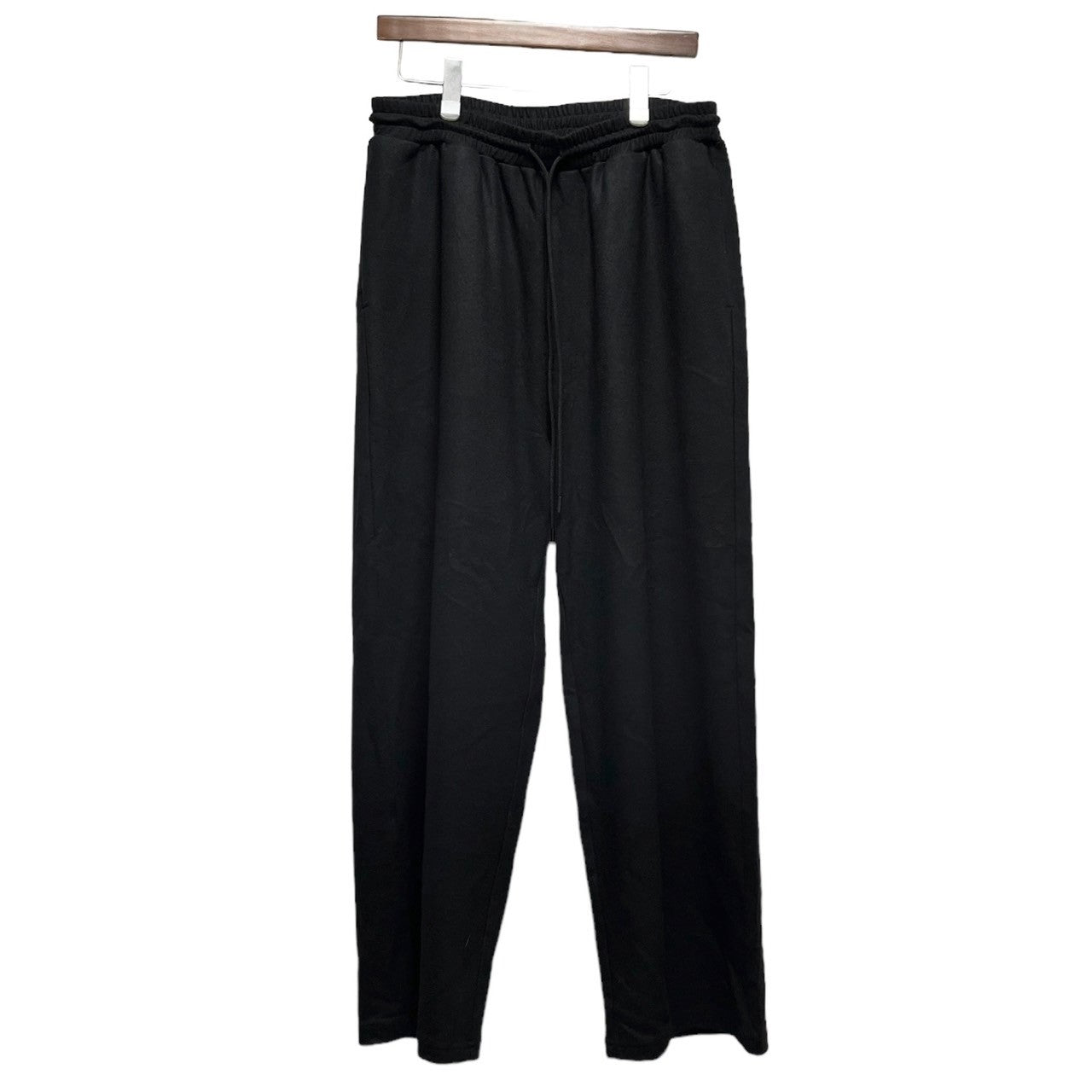 Load image into Gallery viewer, ANCELLM アンセルム 23AW WOOL JERSEY STRAIGHT PANTS ウールジャージーイージーストレートパンツ ANC-PT34-B