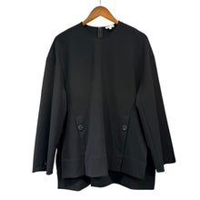 画像をギャラリービューアに読み込む, ENFOLD エンフォルド 22AW ウォッシャブルスリット2Wayボタンプルオーバーカットソー 300FA230-1760 38 ブラック 15249
