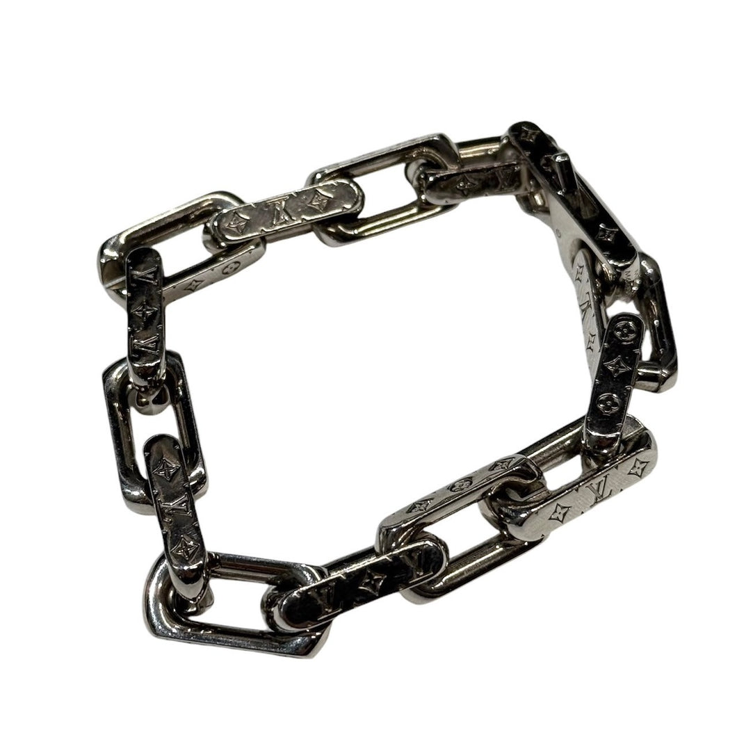 LOUIS VUITTON ルイヴィトン モノグラムチェーンブレスレット M64223 US1220 サイズM 14313