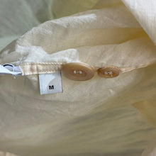 画像をギャラリービューアに読み込む, DRIES VAN NOTEN ドリスヴァンノッテン 25SS CROWSEY 1160 M.W. SHIRT コットンシアーシャツ M イエロー 15052
