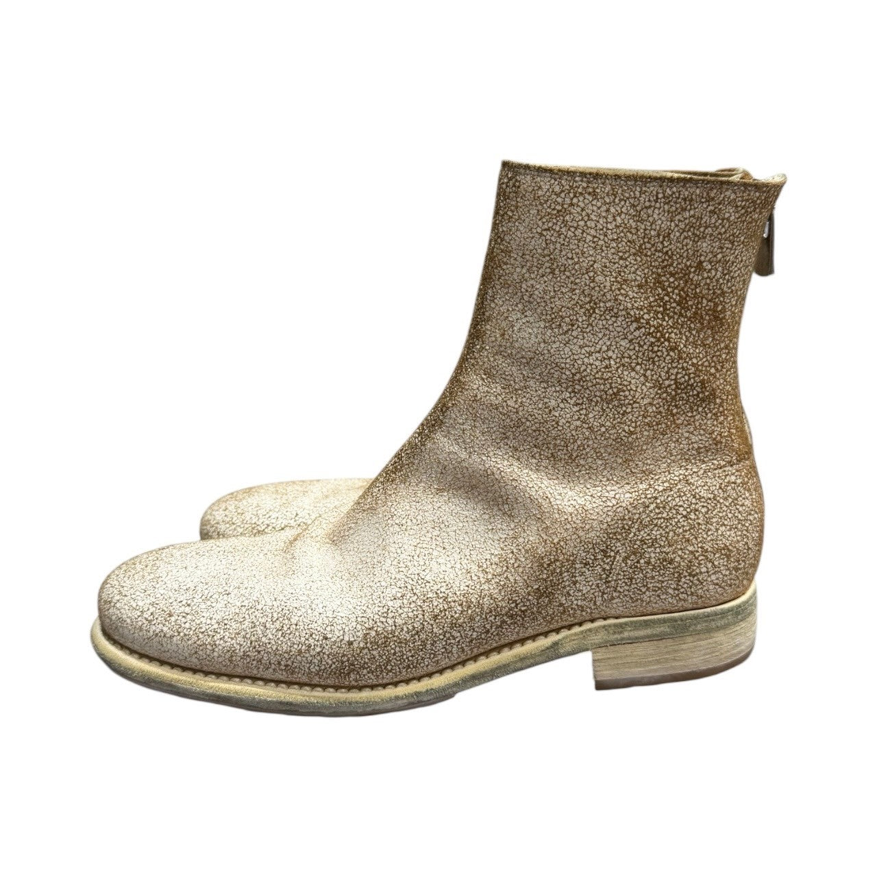 GUIDI グイディ 986 RU1 バックジップレザーブーツ 41 ホワイト 14778