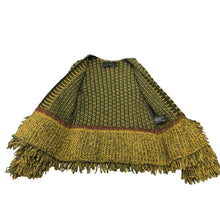 画像をギャラリービューアに読み込む, Kristina Ti クリスティーナティ フリンジニットジャケット カーディガン 40 イエロー 15189
