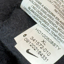 画像をギャラリービューアに読み込む, NIKE ナイキ ロゴ刺繍プルオーバーパーカー 341572-010 XL ブラック 14862
