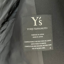 이미지를 갤러리 뷰어에 로드 , Y&#39;s ワイズ ドローコードデザインバックポケットデザインウールジャケット YC-J66-554

