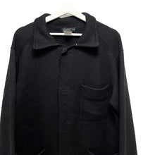 Lade das Bild in den Galerie-Viewer, Yohji Yamamoto+NOIR ヨウジヤマモトプリュスノアール スナップボタンニットジャケット ブルゾン NN-K18-144
