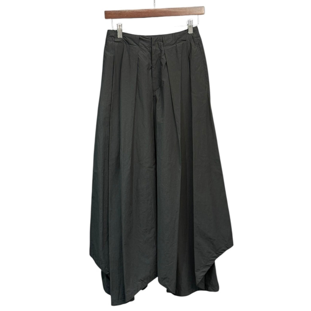 nagonstans ナゴンスタンス 20SS タイプライターデザインコットンワイドパンツ 470DS931-7010 38 ブラック R14644