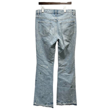 将图片加载到图库查看器，TANAKA×WISM タナカ ウィズム 23SS BOOT JEAN TROUSERS ペンキ加工ブーツカットデニムパンツ フレアパンツ ST-107
