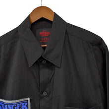 이미지를 갤러리 뷰어에 로드 , S&#39;YTE × STRANGER THINGS サイト ストレンジャーシングス Omnibus Printed Patch Shirt パッチワークシャツ 3 ブラック UM-B52-080 14817
