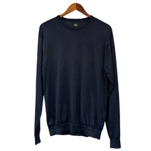 画像をギャラリービューアに読み込む, BATONER バトナー Essential SUPERIOR HIGH GAUGE MERINO クルーネックニット BN-FU-001 3 ネイビー 15518

