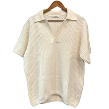 Lade das Bild in den Galerie-Viewer, AURALEE オーラリー 23SS BRUSHED COTTON WOOL RIB KNIT SKIPPER POLO スキッパーニットポロシャツ A23SP02HA 4 ホワイト 15717
