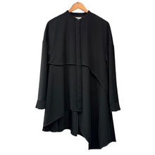 Lade das Bild in den Galerie-Viewer, ENFOLD エンフォルド 21SS PEツイルフレアシャツ 300ES330-0460 38 ブラック 15562
