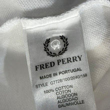 Load image into Gallery viewer, FRED PERRY フレッドペリー ノースリーブポロシャツ UK10 ホワイト 14759
