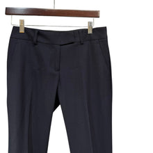 이미지를 갤러리 뷰어에 로드 , theory luxe セオリーリュクス SAXONY SOFT ウールサキソニーソフトウールスリムスラックス 36 ネイビー 14957
